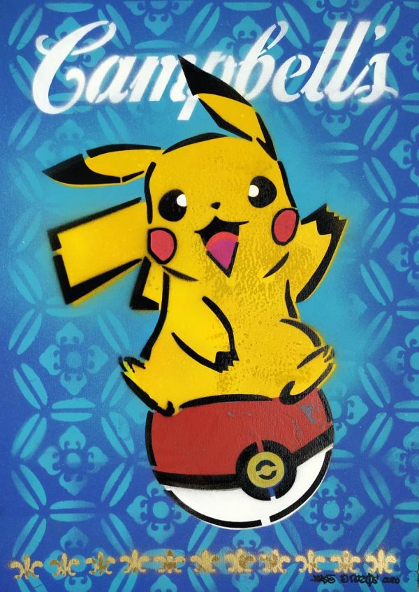 PIKACHU CAMPBELL´S BLUE