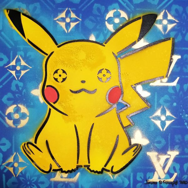 PIKACHU VUITTON BLUE