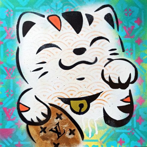 Maneki Neko Blue